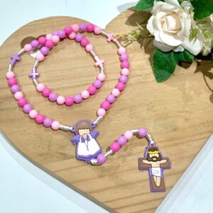 Terço infantil menina Colorido