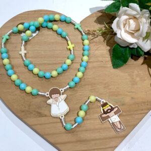 Terço infantil menino colorido